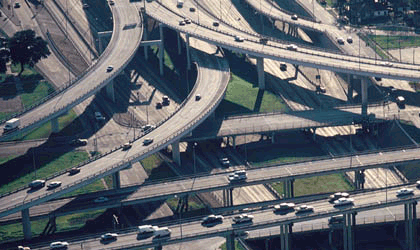 Bridges and highways picture