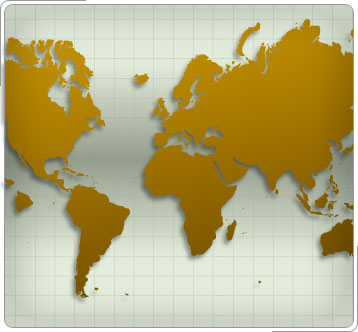 World map.