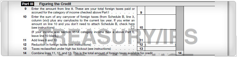 Form 1116, Line 12.