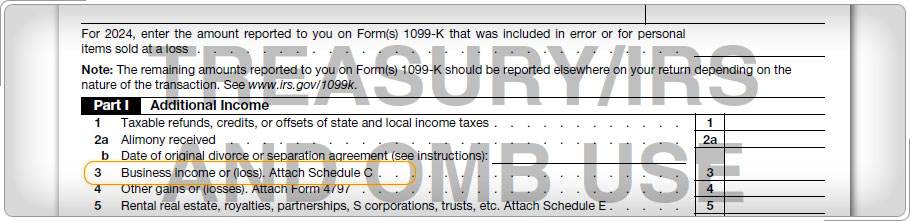 Form 1040.