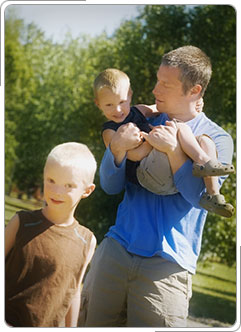 Roger, parent with two young children.