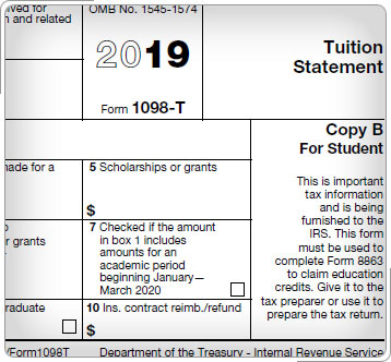 Formulario 1098-T.