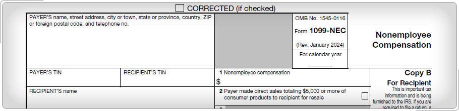 Formulario 1099-NEC